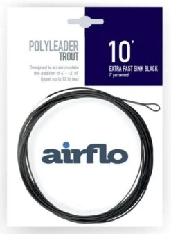 Airflo Trout 10' Polyleader -Hareline Fishing Store 10 Extra Fast sink