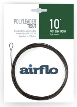 Airflo Trout 10' Polyleader -Hareline Fishing Store 10 Fast Sink