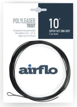 Airflo Trout 10' Polyleader -Hareline Fishing Store 10 Super Fast Sink