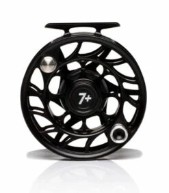Hatch Iconic Fly Reel -Hareline Fishing Store Iconic 7 Black
