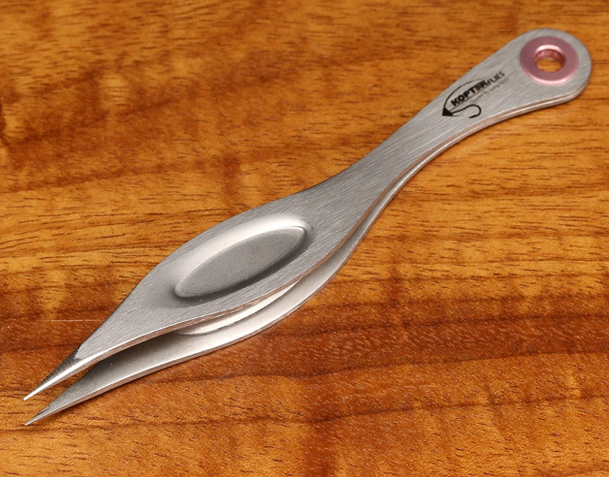 Hareline Kopter Precision Thin Point Tweezers 1 Hareline Kopter Precision Thin Point Tweezers