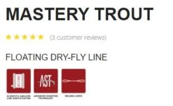 Scientific Anglers Mastery Trout Fly Line -Hareline Fishing Store MasteryTroutTechnology