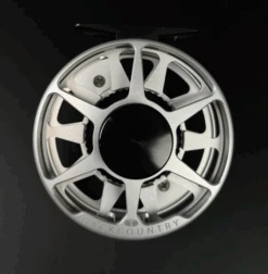Tibor Back Country Reel - L/H -Hareline Fishing Store silver2